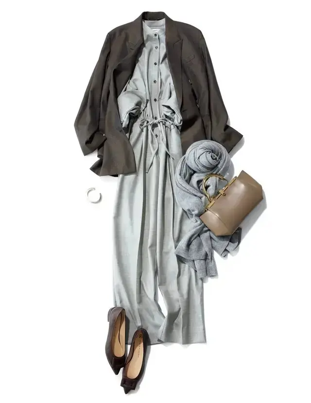 絶妙な甘辛バランス「ブラウン×グレー」