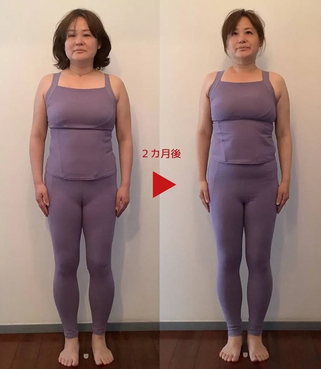 OurAge×Webエクラ　もう、ひと回りスレンダーになっています。しかも筋肉はキープしたまま、ほぐれてきました。脂肪だけが減ってきています。