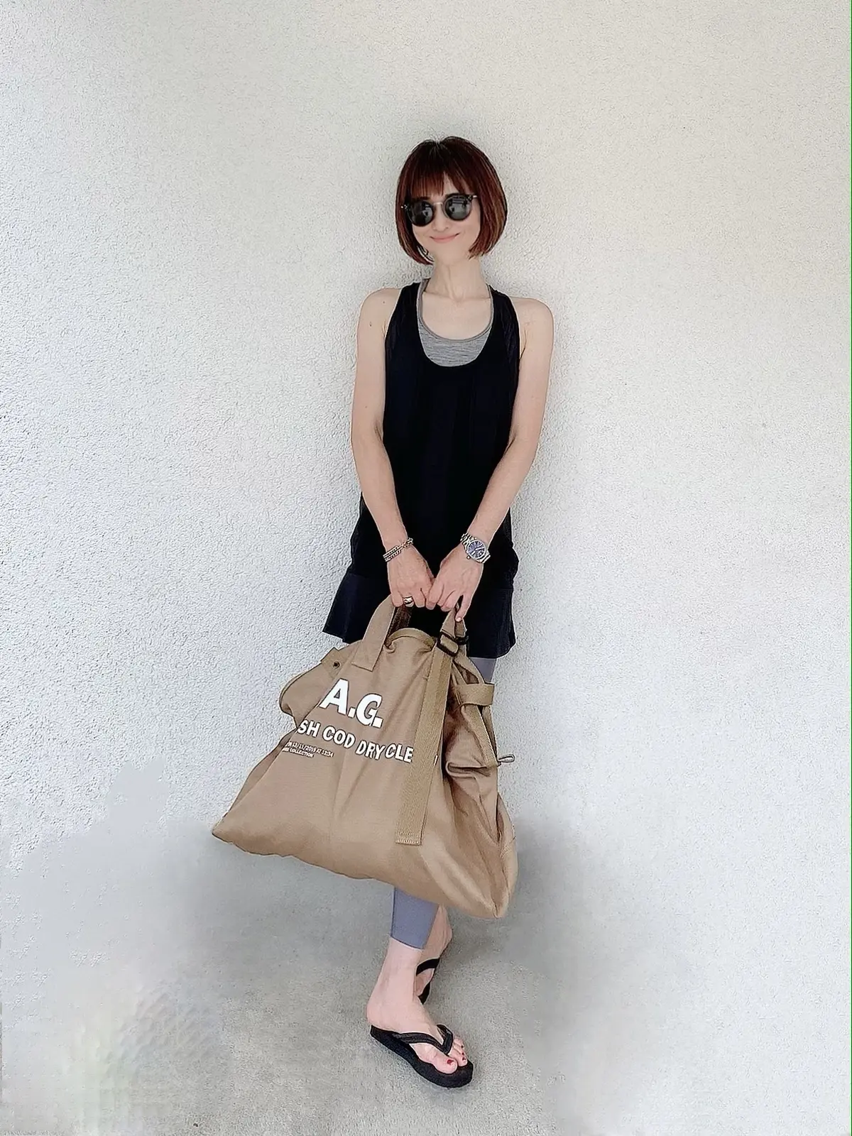 GUトップスでアスレジャーファッション