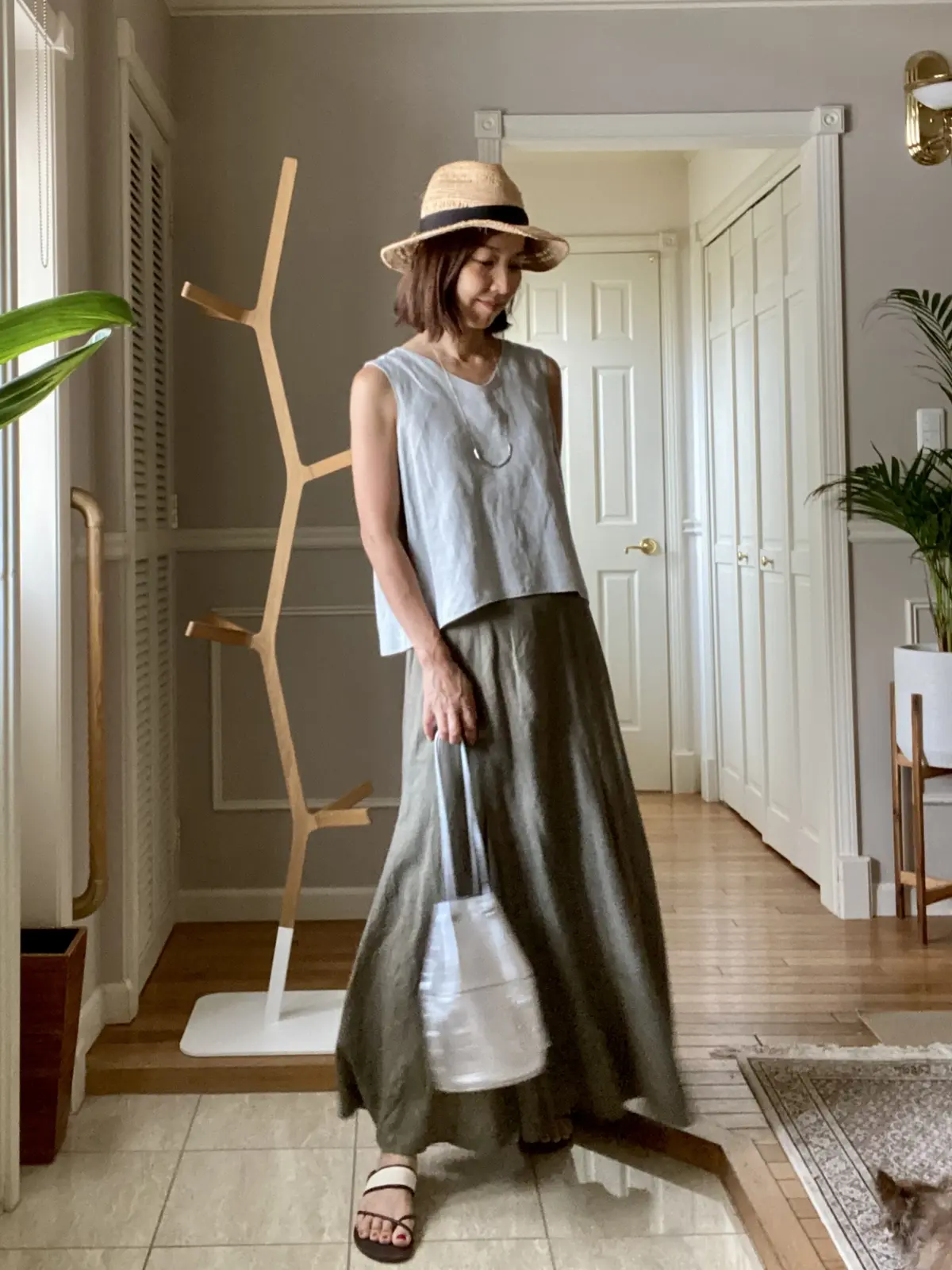 夏のカーキ✖️グレーコーデの画像_2