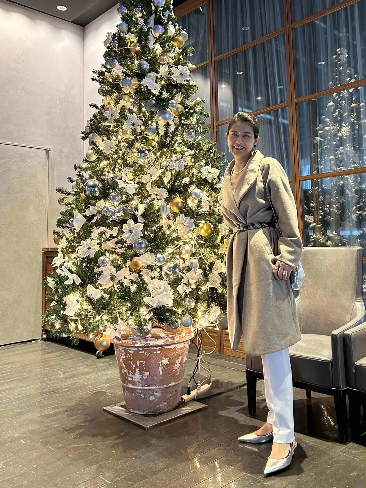 ZARAで冬のオールホワイトコーデの画像_1