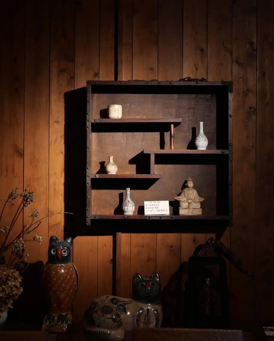 コスモス柄ワンピースで「武相荘」への画像_5