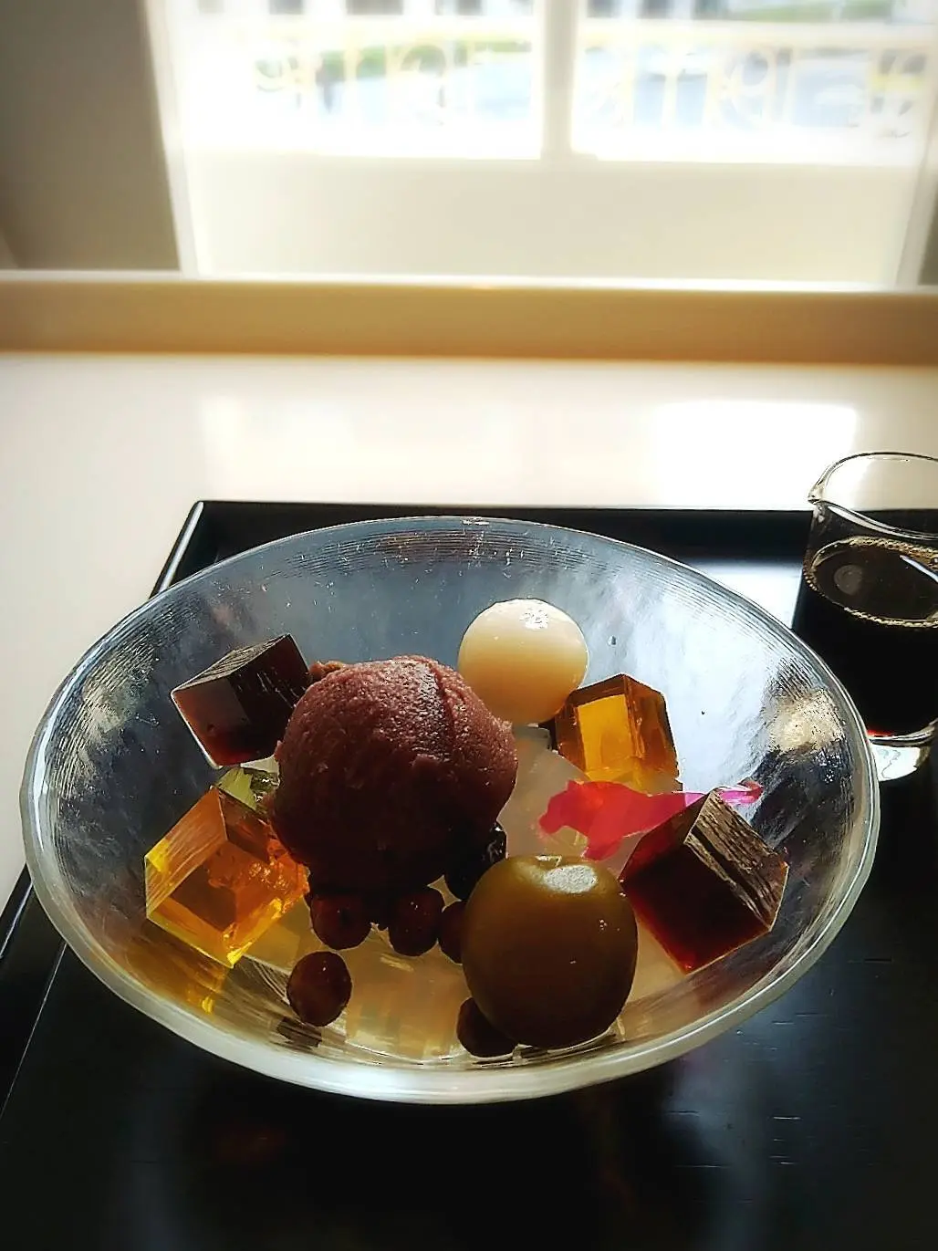 トラヤトウキョウ、東京ステーションホテル、とらやのあんみつ