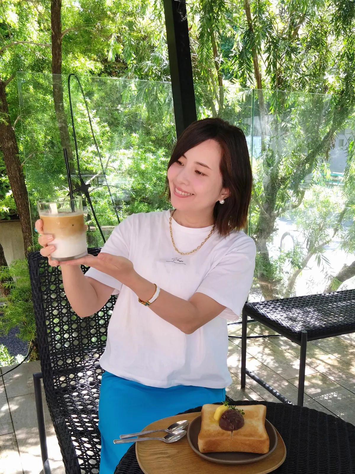 nido、ニド、善福寺公園、善福寺カフェ、カフェ巡り、モーニング、40代ファッション