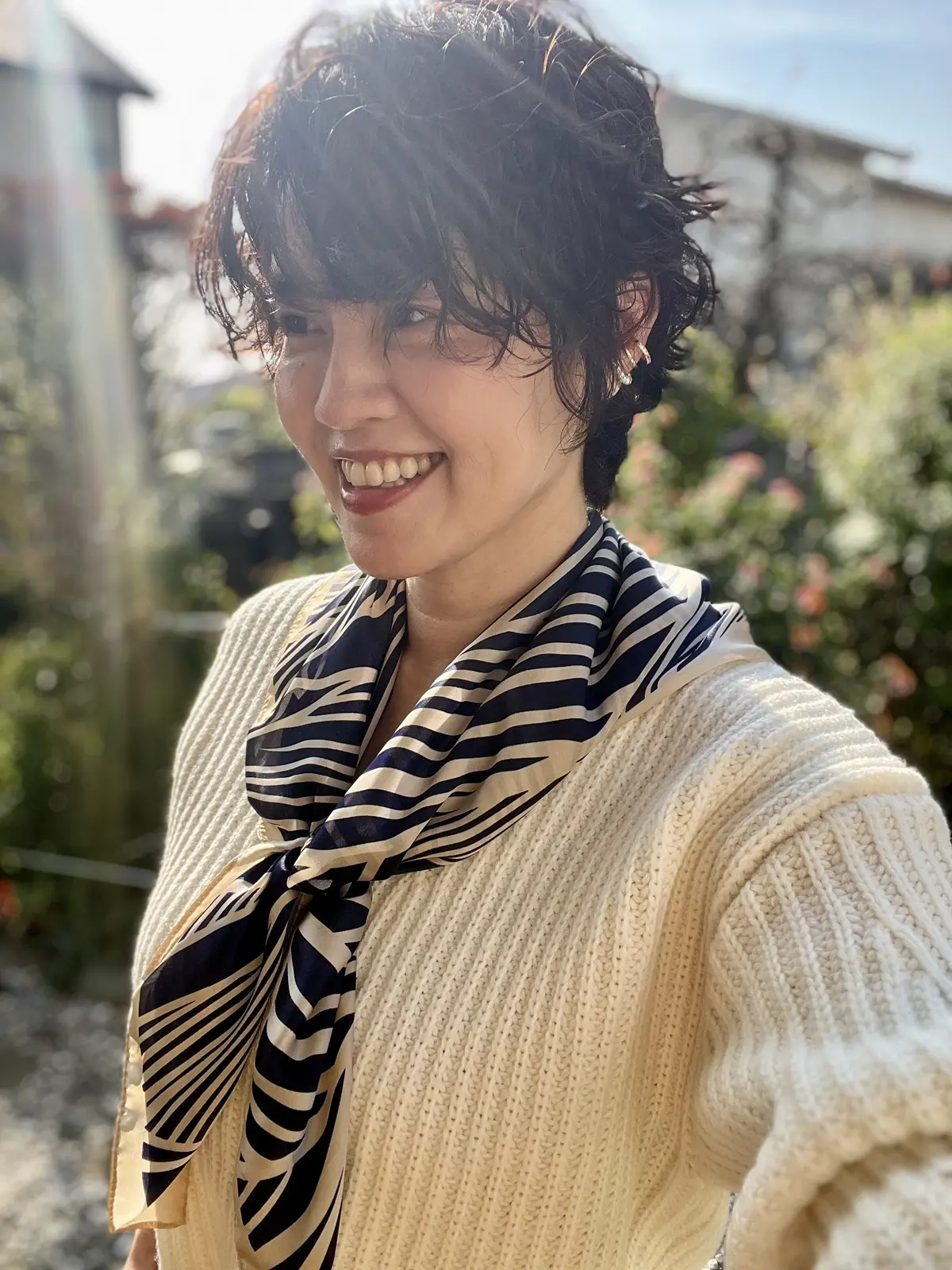 華組　水口宜子さん　スカーフ