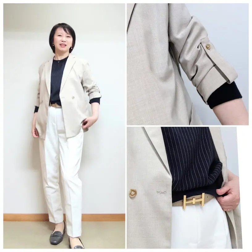 5月後半。アラフィフ秘書お仕事毎日服の画像_2