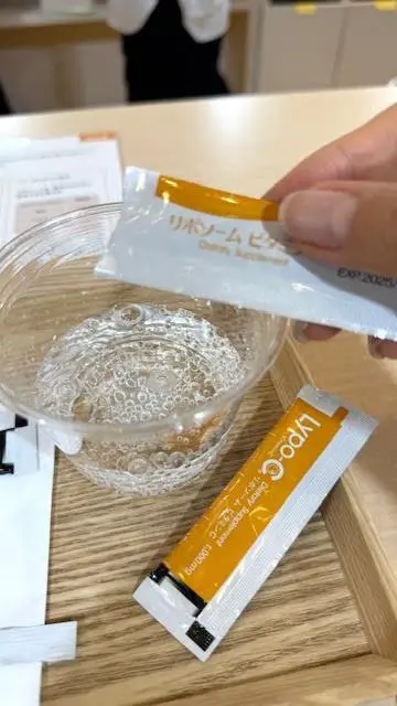 Lypo-Cサプリを、ソーダ割りに