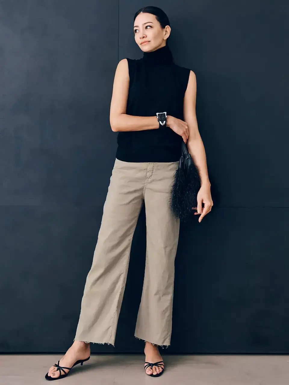 RED CARD TOKYO × éclat リネン混デニム 01