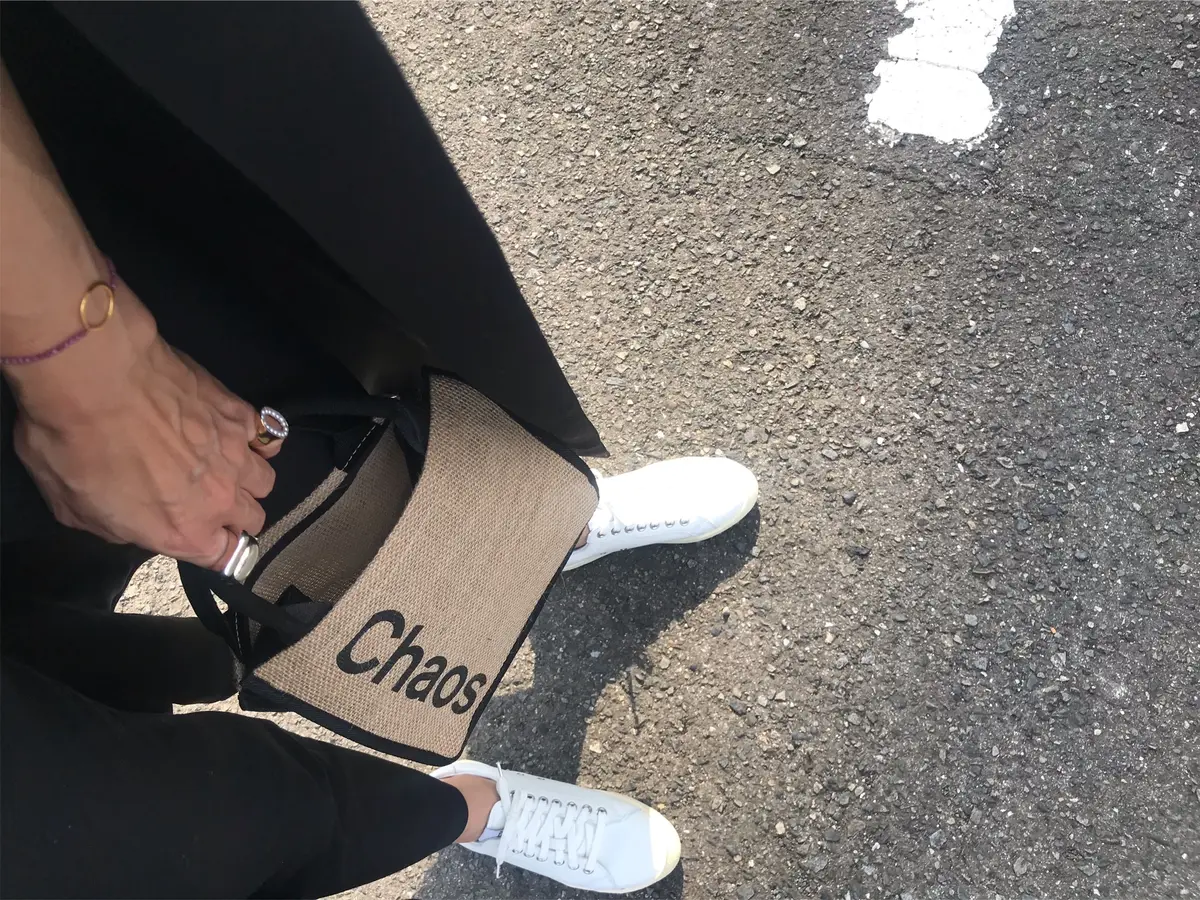 カオス×エクラ ジュート素材のこでかけBの画像_2