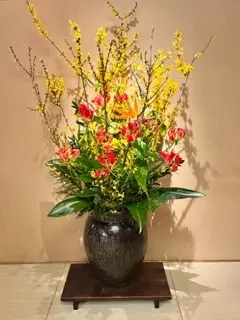 お花も圧巻。随所にお花やお香がたかれ、視覚、嗅覚でリラックスを感じます。
