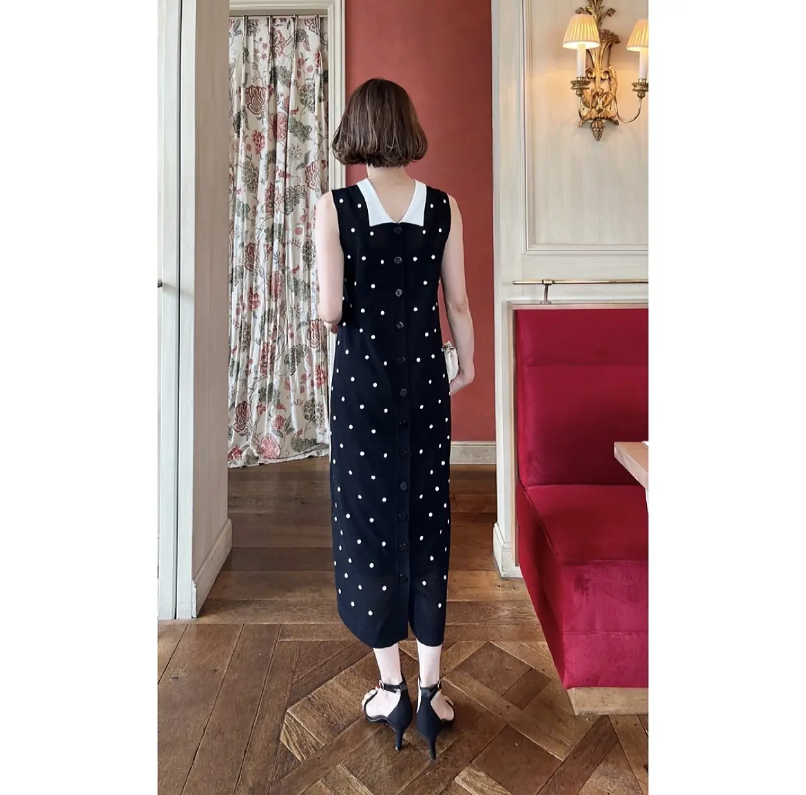 一目惚れドットワンピでフレンチ♩の画像_5