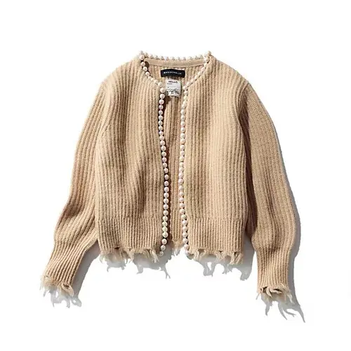 MADISONBLUE PEARL DAMAGE CD BRITISH WOOL KNIT ￥93,500