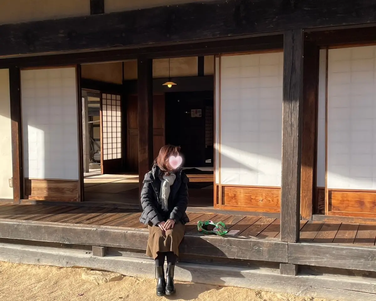 縁側　日向ぼっこ　日本の原風景