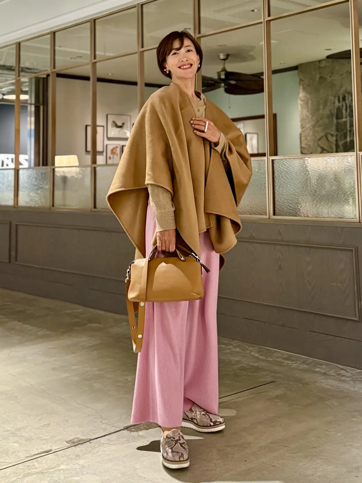 大人の「ピンク×キャメル」コーデ！華組メの画像_10