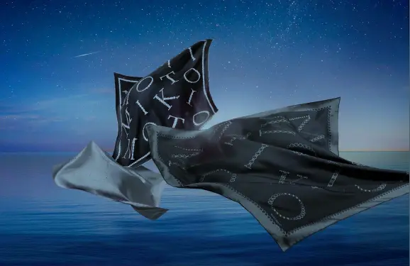 パールとダイアモンドの輝きを表現したスカの画像_1