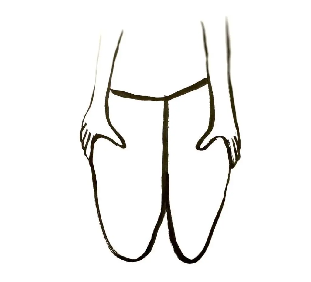 OurAge×Webエクラ　太もも　イラスト