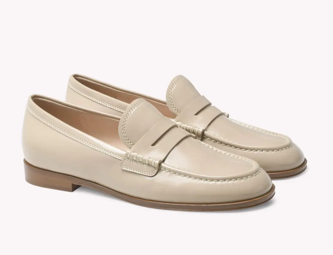 2026春 新作靴 ジャンヴィト ロッシ ベージュローファー