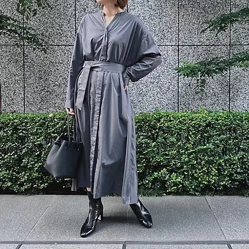 【50代 ワンピース】秋ワンピースで大人の画像_53