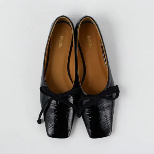 Pippichic スクエアトゥバレエシューズ