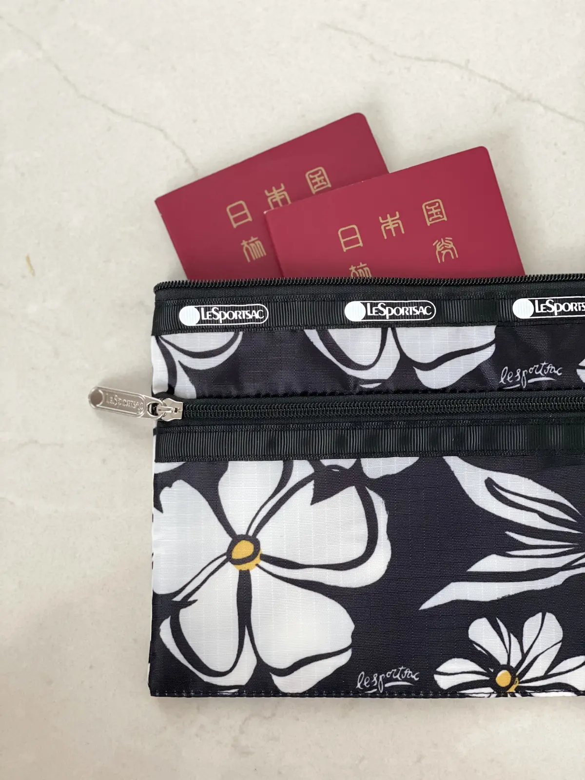 【エクラ4月号付録】レスポートサック × エクラ「大人の花柄ポーチ」