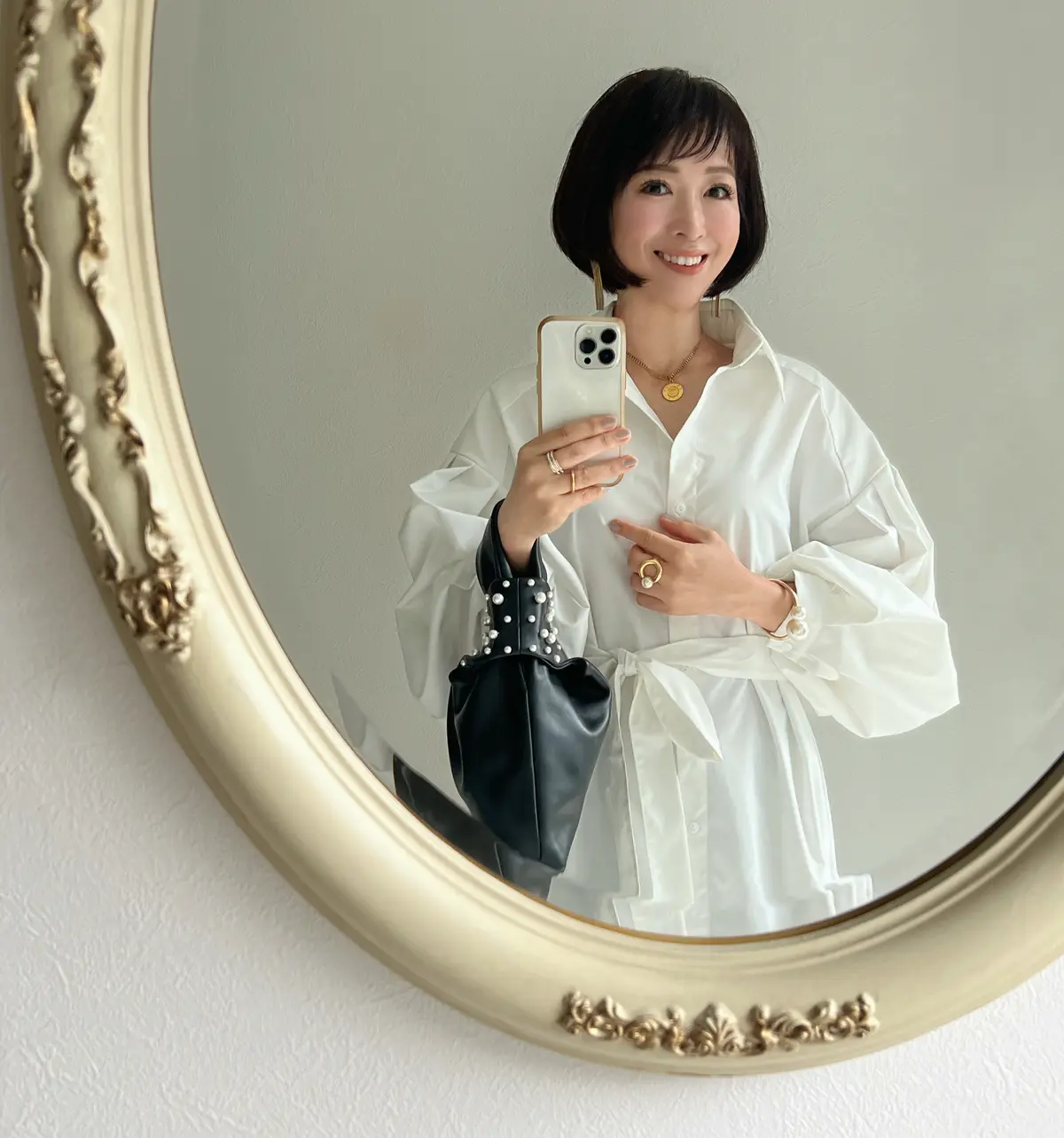 白ワンピースでホテルランチへ‼︎の画像_17