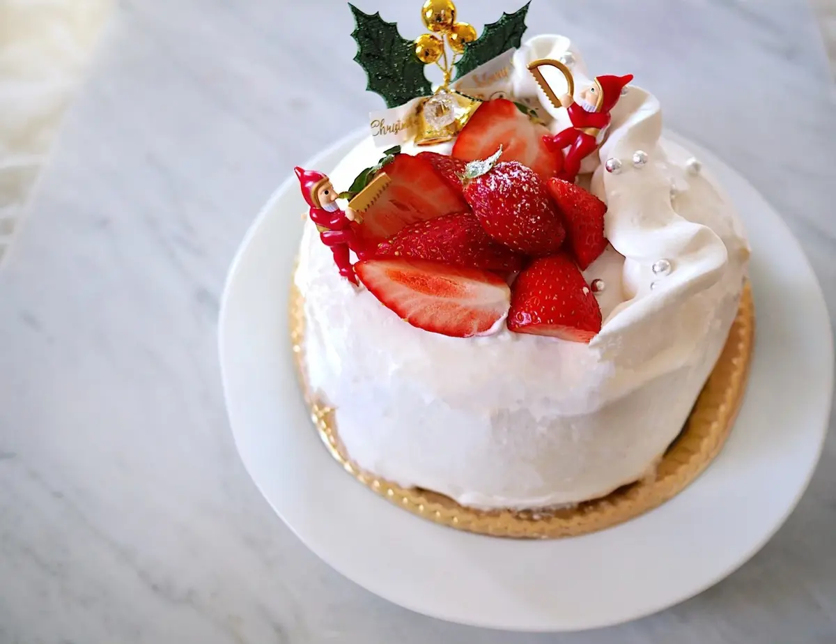 手作りクリスマスケーキ