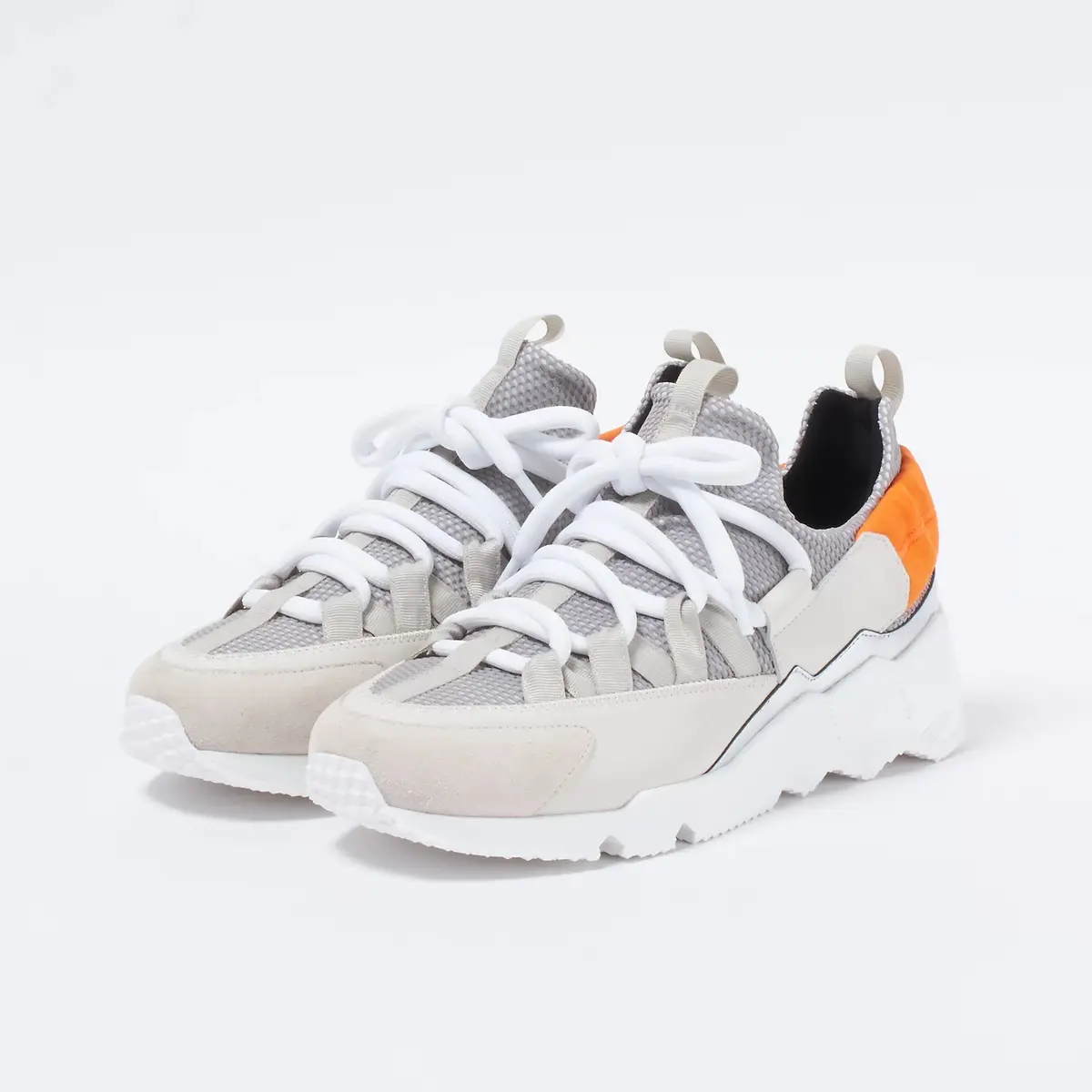 PIERRE HARDY TREK COMET（オフホワイト×オレンジ） ￥79,200