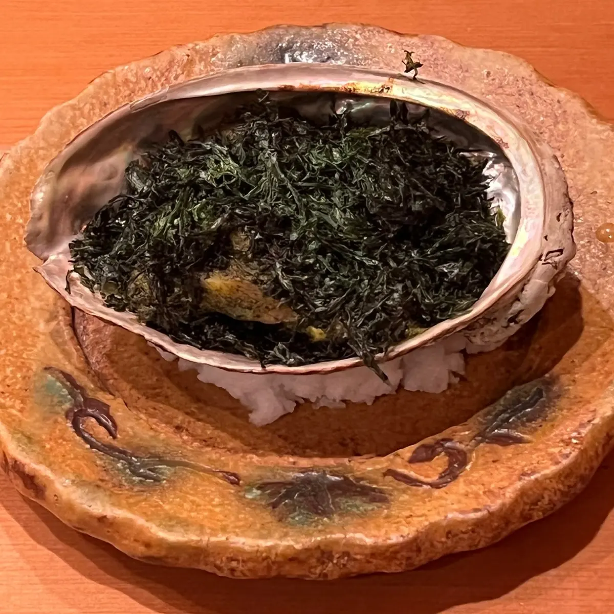 鮑磯焼き