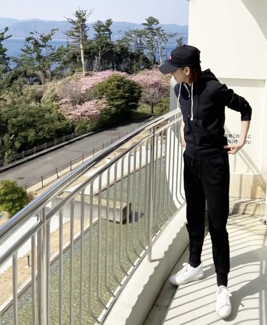 桜とオーシャンビュー初島へ♩春アウター着の画像_10