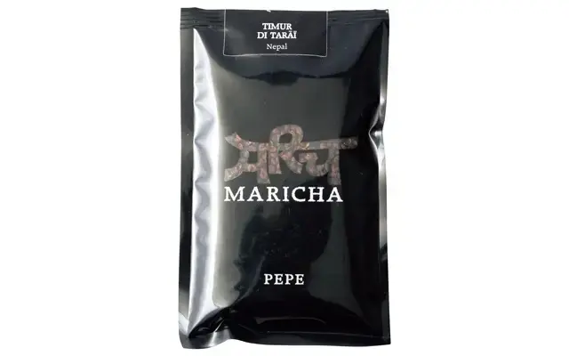 マレーシア産こしょう「マリチャ」は山椒と黒こしょうの中間のような味。