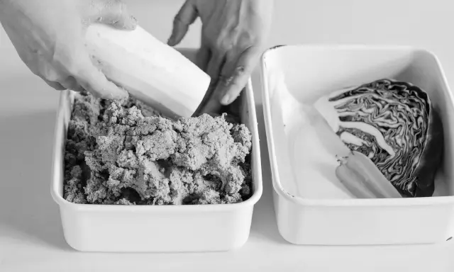 スペースを見て野菜を埋めていく