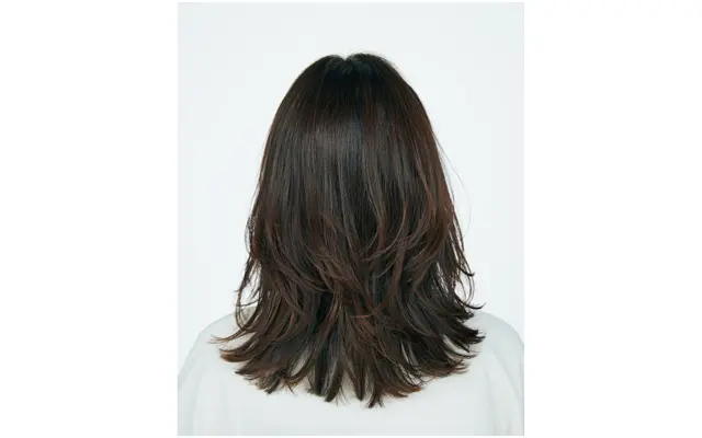 小顔効果の重×軽ミディアム