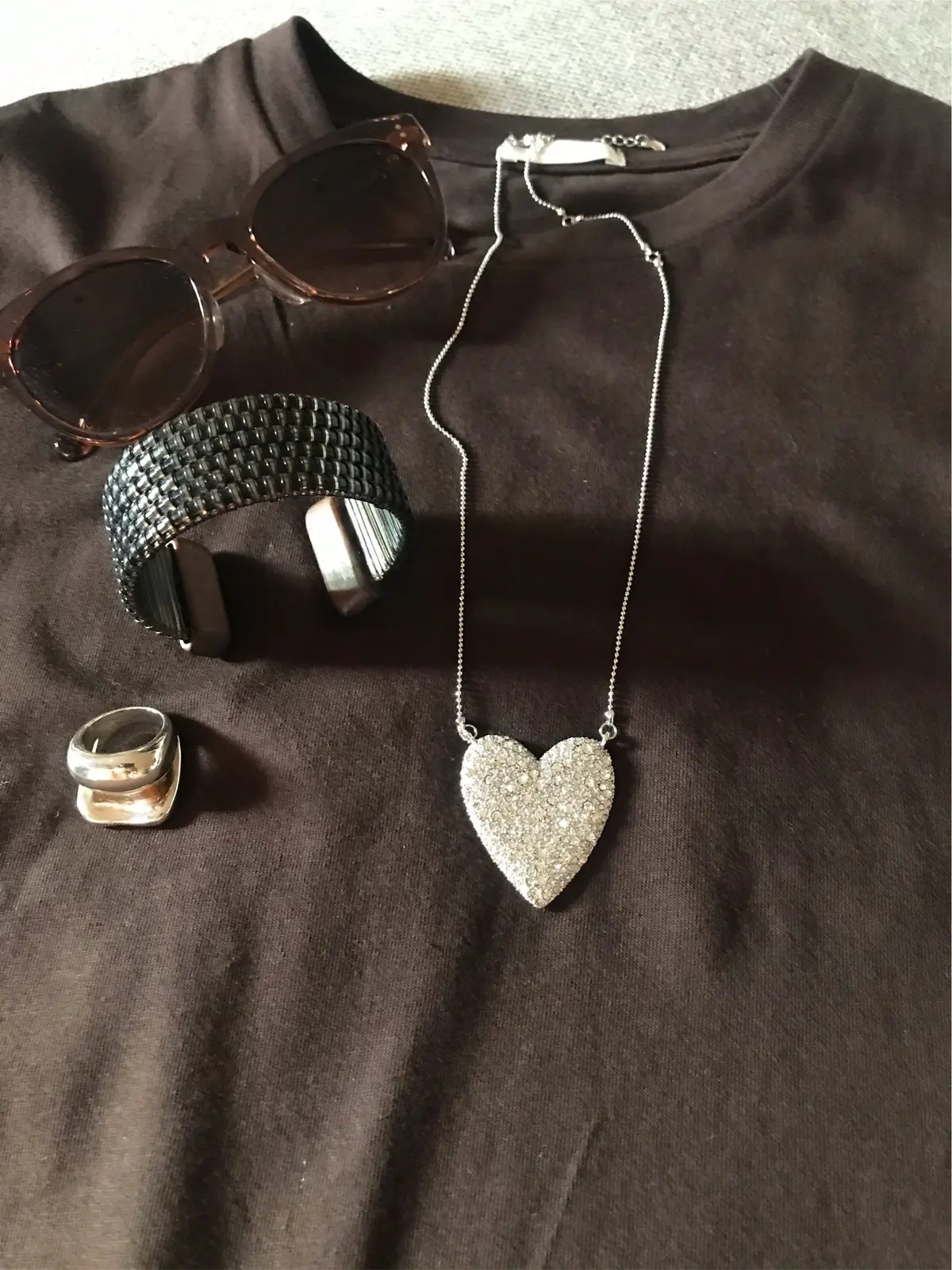 バングルを合わせて