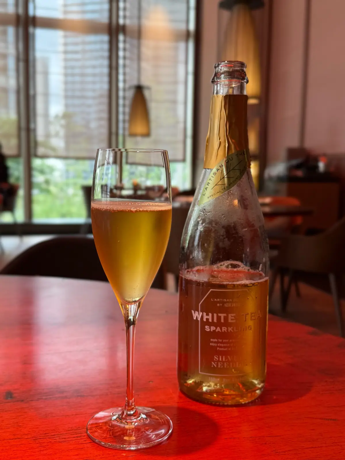 麻布台ヒルズ　ホテル「ジャヌ東京」虎景軒（フージン）　ドリンク　ノンアルコールスパークリング