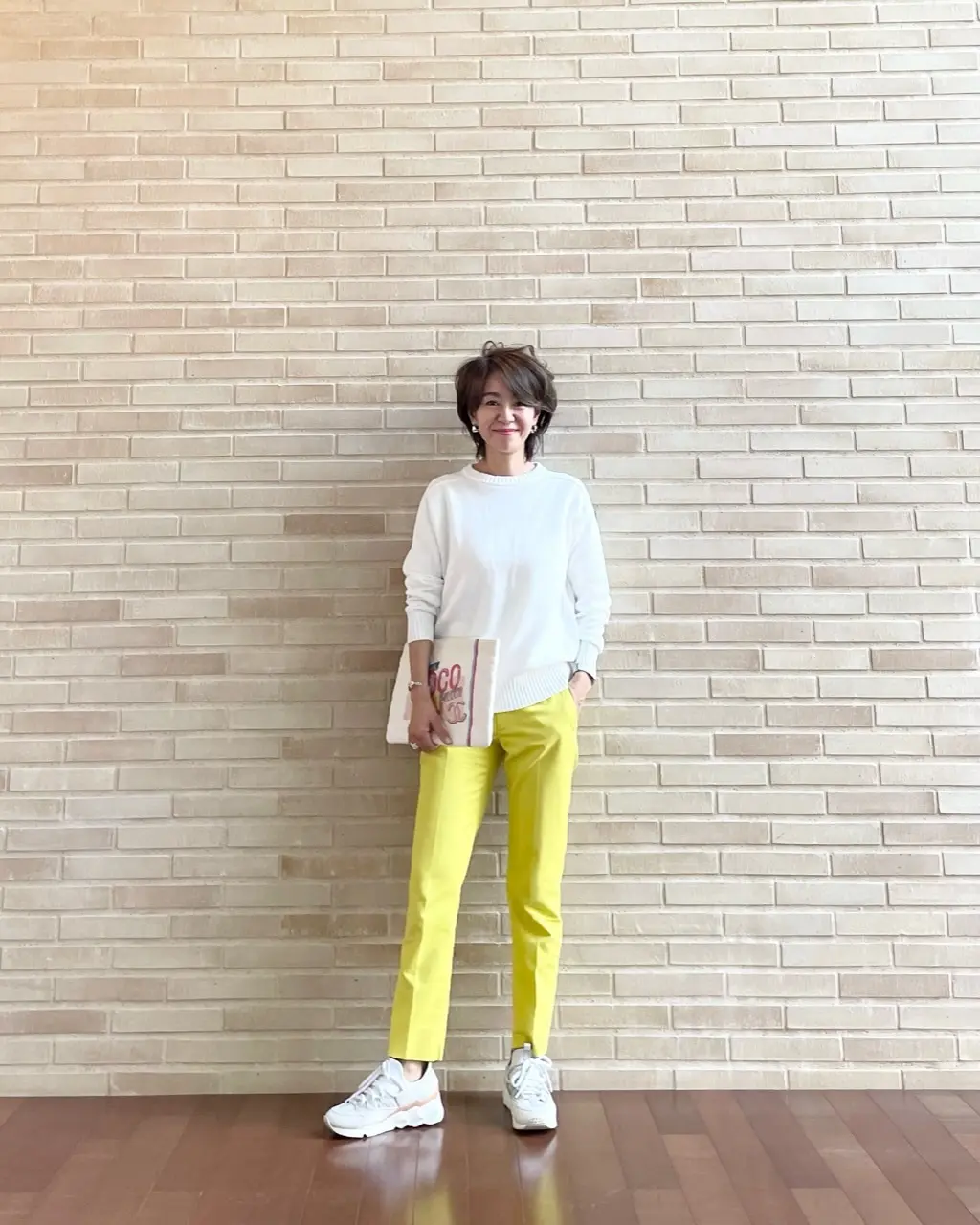 HAUNTのクールネックニット3stylの画像_4