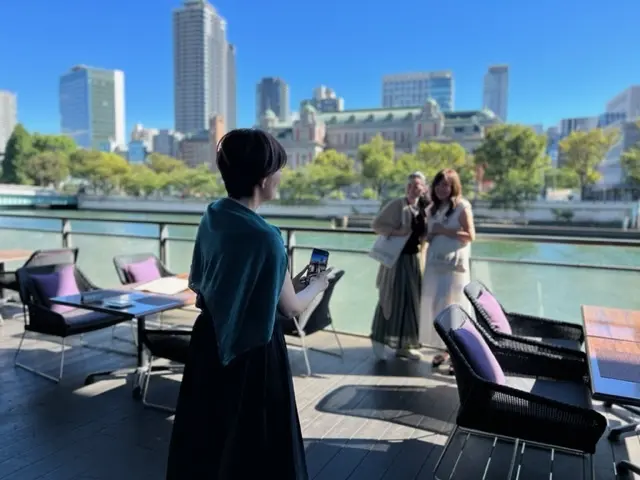 楽しそうな３人