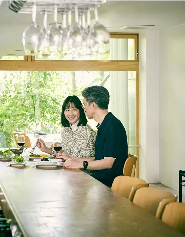 テニスプレイヤー・ 伊達公子さんご夫婦 