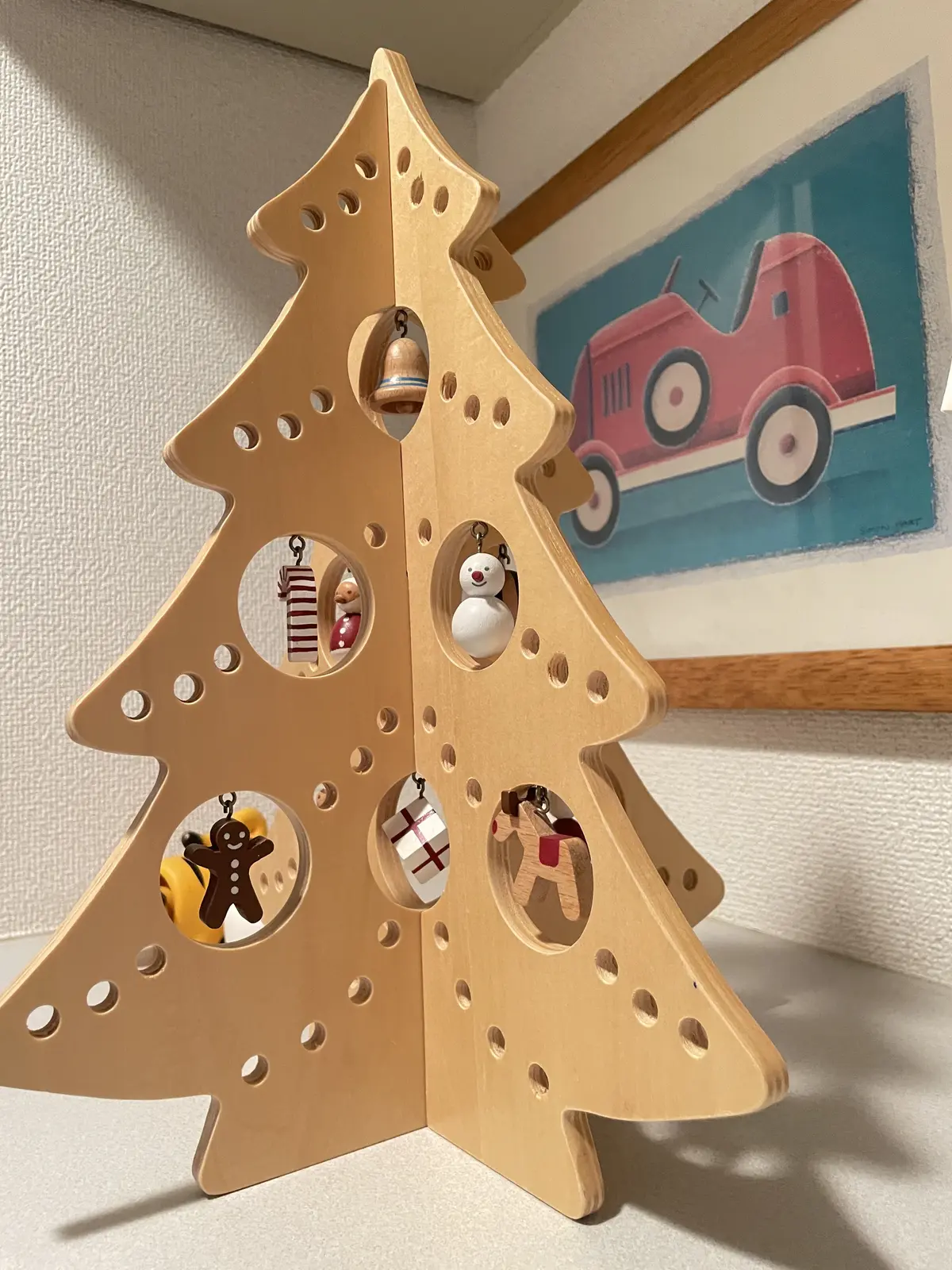 MUJI クリスマスツリー　可愛い新婚時代から今までを知っているツリー