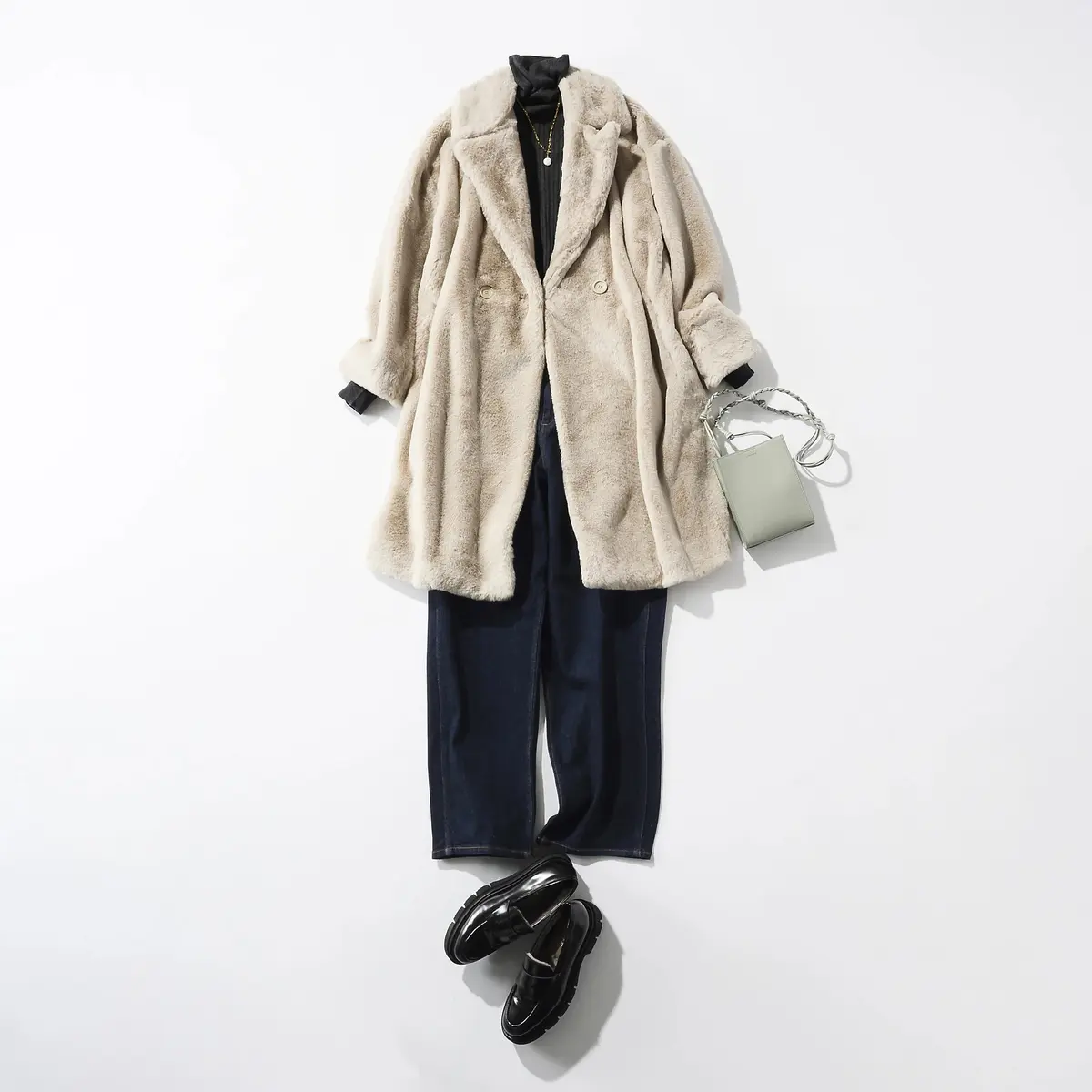 HERNO エコファーロングコート