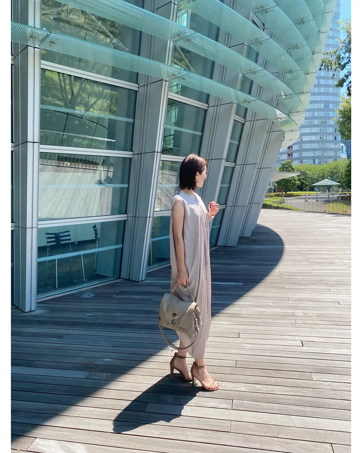 大のお気に入りワンピで国立新美術館への画像_5