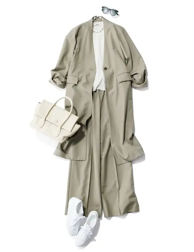 【新・セットアップの着映え力】コートとの合わせでリュクス度アップ