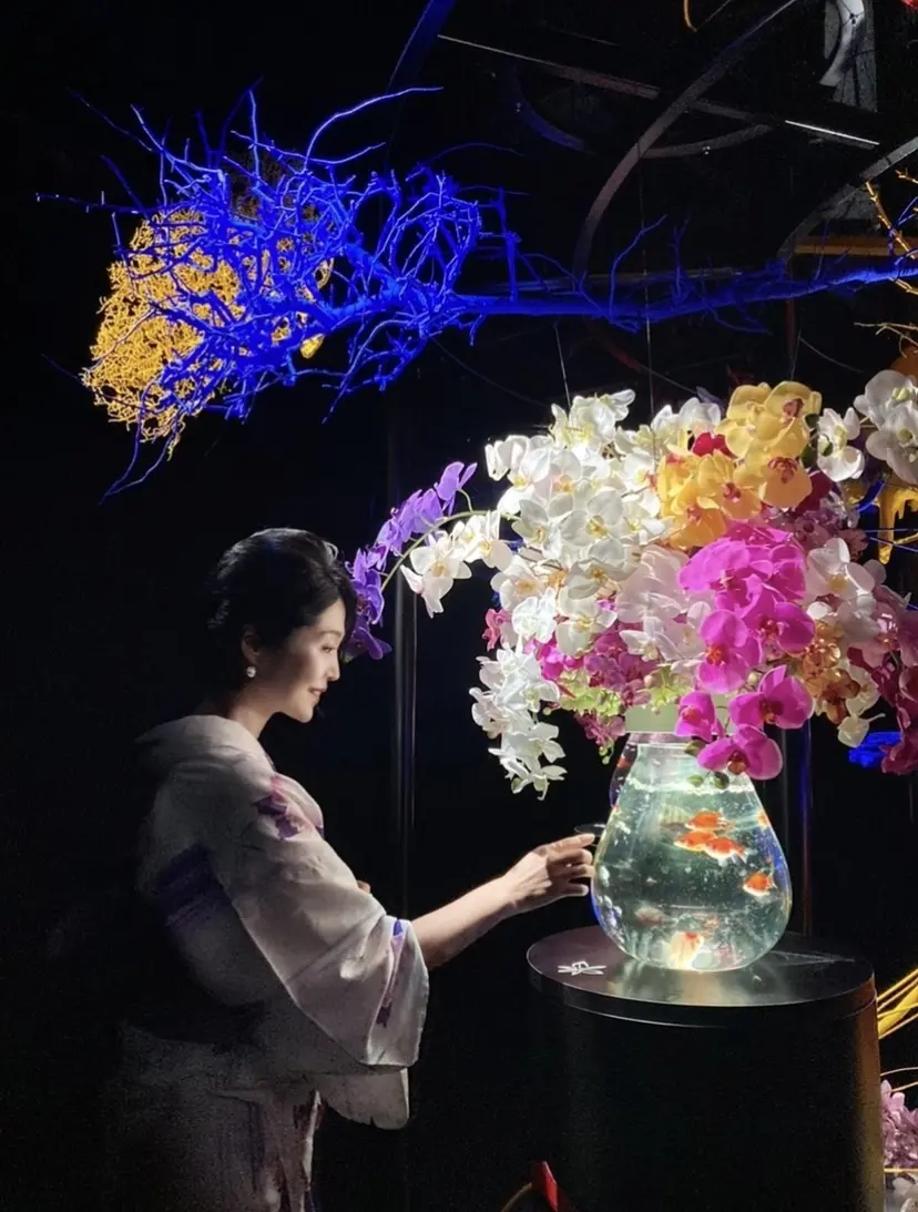 浴衣で銀座お散歩♪アートアクアリウム美術の画像_1