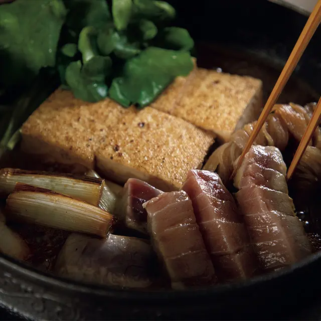 マグロすき焼き