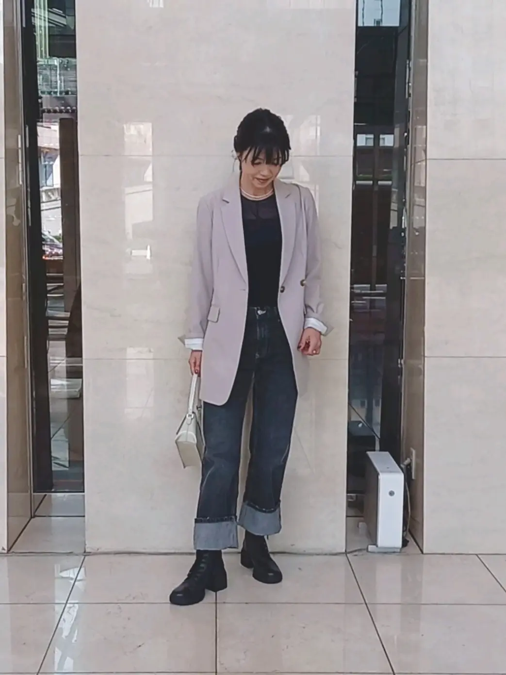 ZARAデニム×ブラウスで秋のお出かけコの画像_4