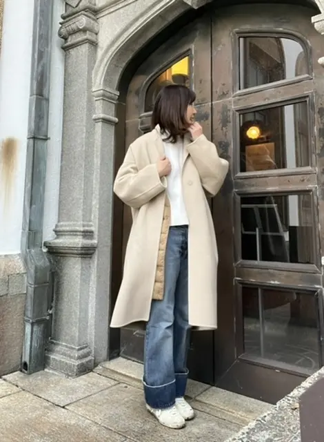 シンプルデニムコーデ