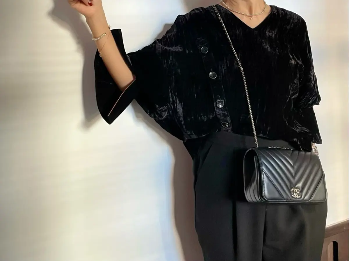 使える『黒』でお気に入りスタイリング♡の画像_3