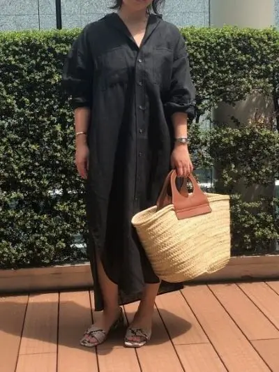 TICCA×eclat ダブルポケットロングシャツ ￥31,900