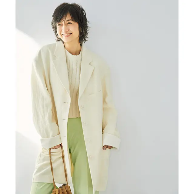 Acne Studiosのジャケット　富岡佳子