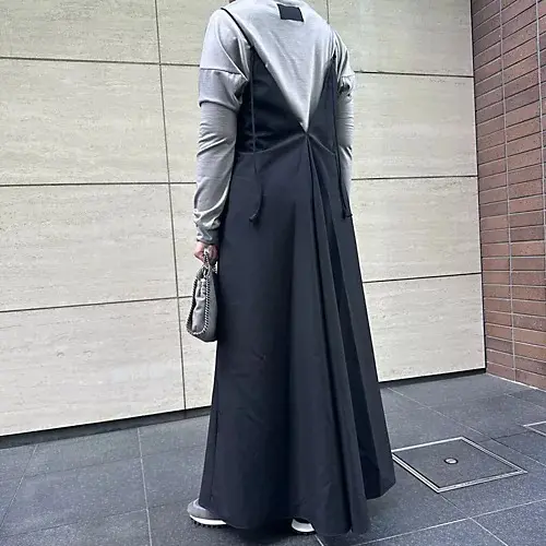 【50代 ワンピース】秋ワンピースで大人の画像_9