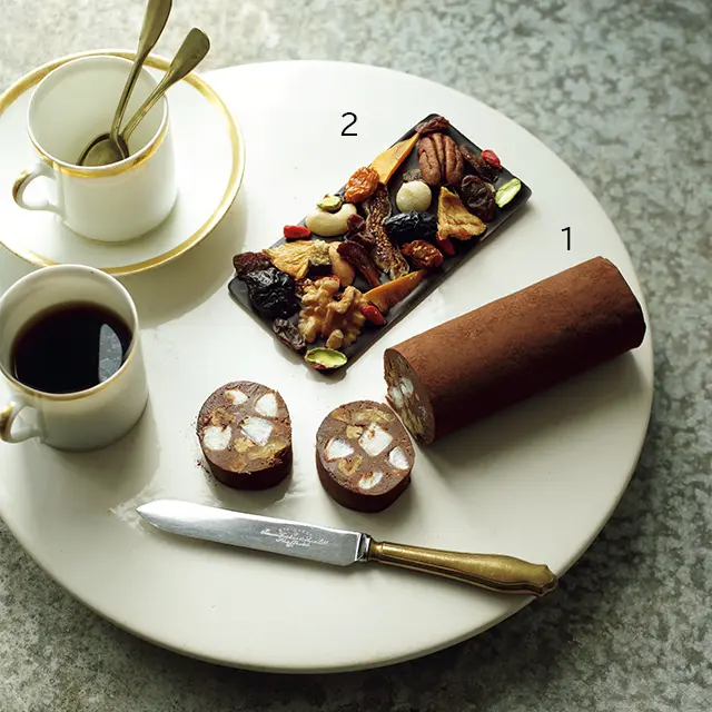 ナッツ＆ドライフルーツ入りの「上質チョコレート」